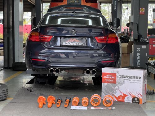 के बारे में नवीनतम कंपनी का मामला 2016 BMW 420i 2.0T Upgraded with EDDY Adjustable Comfort Shock Absorber Kit