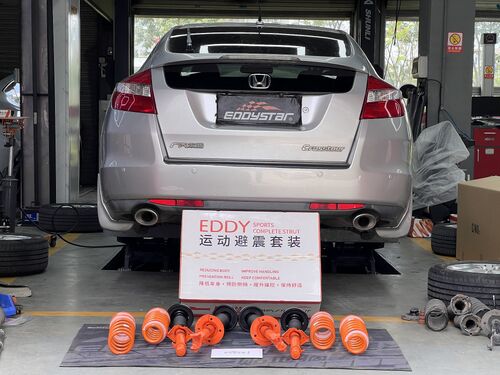 के बारे में नवीनतम कंपनी का मामला 2013 Honda Accord Crosstour 2.4L Upgraded with EDDY Sport Shock Absorber Kit