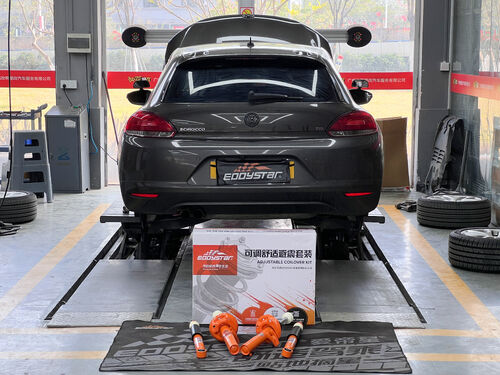 के बारे में नवीनतम कंपनी का मामला 2013 Volkswagen Scirocco R 2.0T | EDDY Adjustable Comfort Shock Absorber Upgrade: Performance Coexists with Comfort