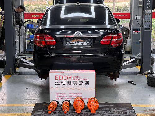 के बारे में नवीनतम कंपनी का मामला 2012 Toyota Corolla 1.8L | EDDY Sport Shock Absorber Kit Upgrade: Stance & Stability Combined